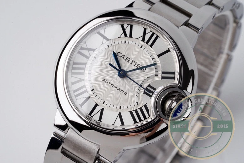 Replica Cartier Ballon Bleu de Cartier Women Silver 33 mm WSBB0044 - 1:1 Swiss Replica Watch