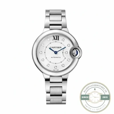 Replica Cartier Ballon Bleu de Cartier Women Steel WE902073 - Swiss-Made Clone Watch