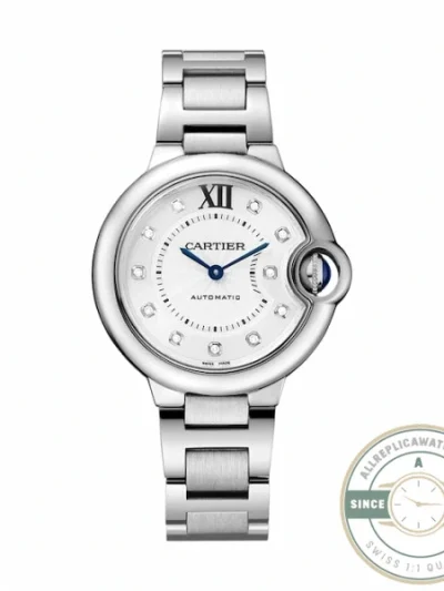 Replica Cartier Ballon Bleu de Cartier Women Steel WE902073 - Swiss-Made Clone Watch
