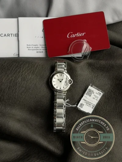Replica Cartier Ballon Bleu de Cartier Women Steel WE902073 - 1:1 Swiss Replica Watch