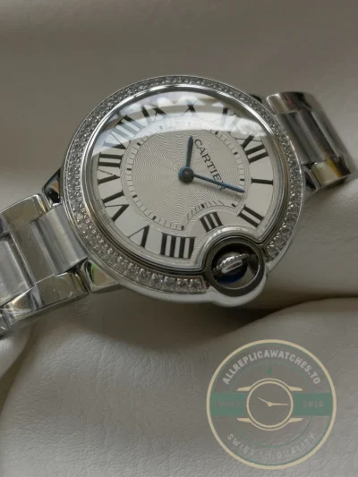 Replica Cartier Ballon Bleu Women Silver Steel W4BB0016 - Top-Tier Swiss Replica Watch