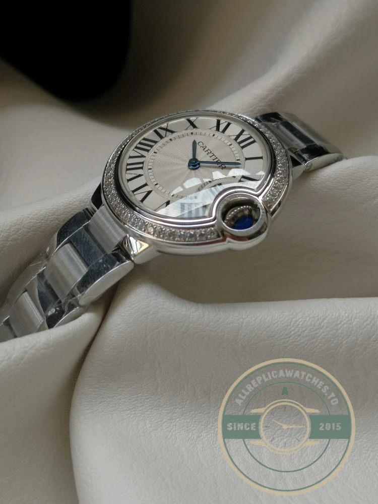 Replica Cartier Ballon Bleu Women Silver Steel W4BB0016 - 1:1 Swiss Replica Watch
