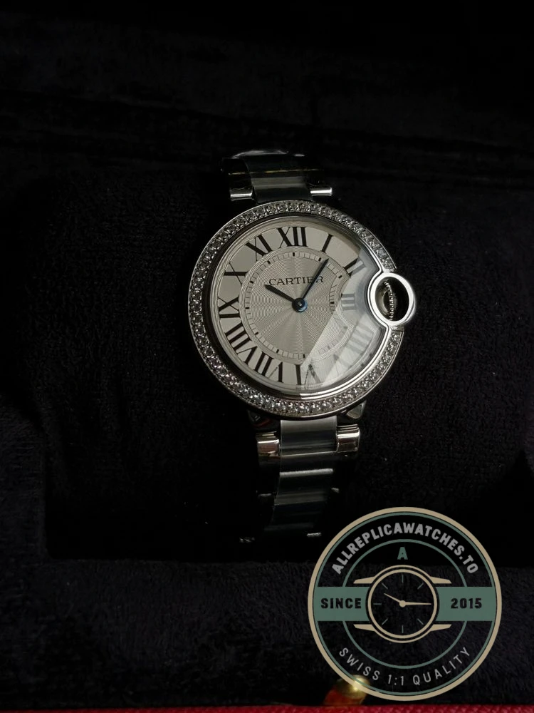 Replica Cartier Ballon Bleu Women Silver Steel W4BB0016 - Factory Super Clone Watch