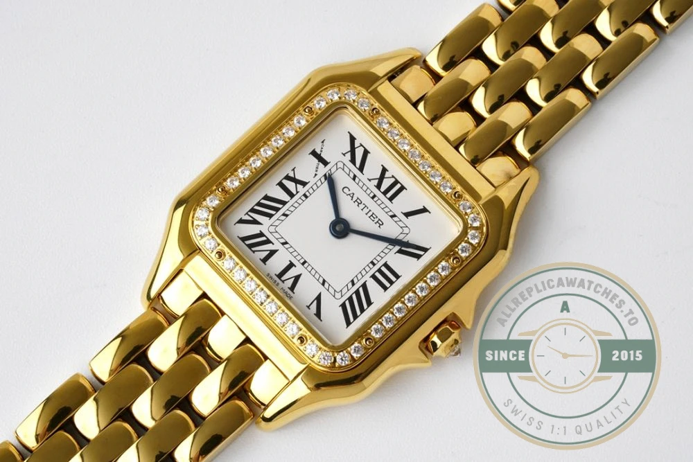 Replica Cartier Panthère de Cartier Gold 27 x 37 mm WJPN0015 - Budget Luxury Replica Watch