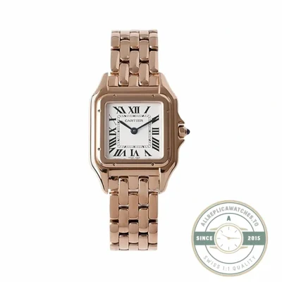 Panthere WSPN0007 replica in rose gold tone, a 27mm case with plain bezel