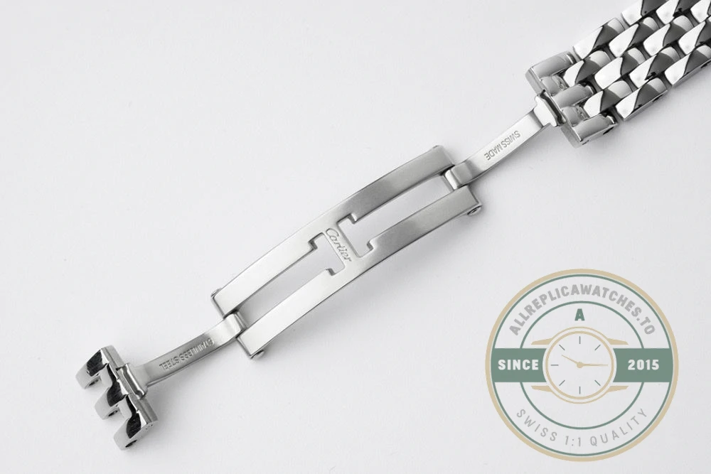 Replica Cartier Panthère de Cartier Women Quartz White Stainless Steel Watch W4PN0008 - High-Grade Replica Watch