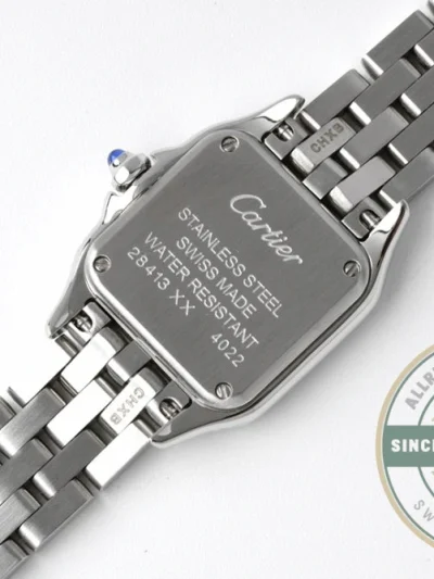 Replica Cartier Panthère de Cartier Women Quartz White Stainless Steel Watch W4PN0008 - Affordable Super Clone Watch