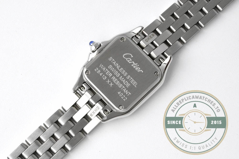 Replica Cartier Panthère de Cartier Women Quartz White Stainless Steel Watch W4PN0008 - Affordable Super Clone Watch