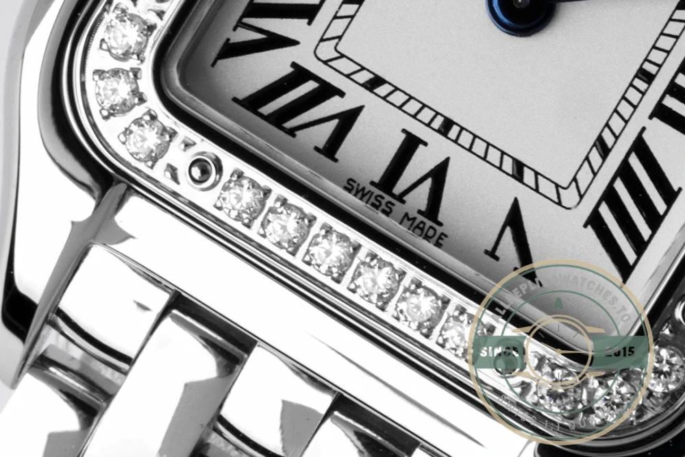 Replica Cartier Panthère de Cartier Women Quartz White Stainless Steel Watch W4PN0008 - Top-Tier Swiss Replica Watch
