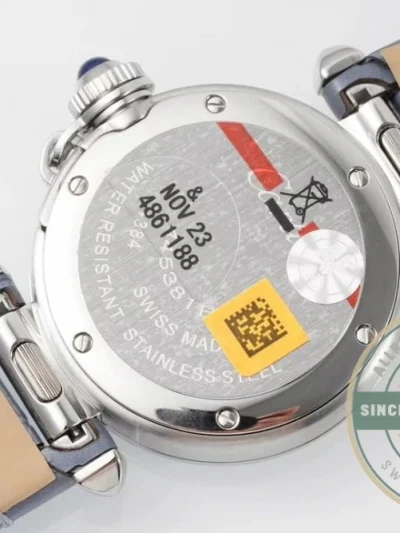Replica Cartier Pasha Alligator Blue 30 mm Series WSPA0010 - Best Quality Replica Watch