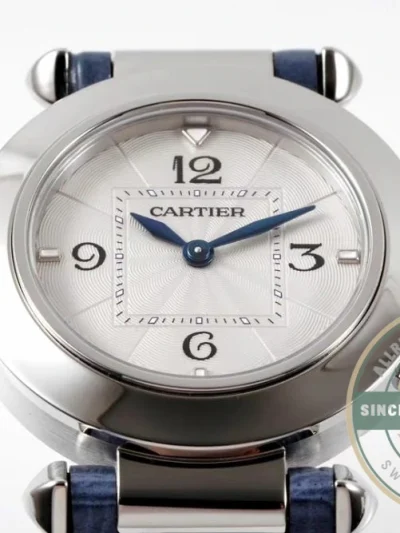 Replica Cartier Pasha Alligator Blue 30 mm Series WSPA0010 - Best Quality Replica Watch
