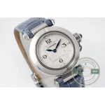 Replica Cartier Pasha Alligator Blue 30 mm Series WSPA0010 - Top-Tier Swiss Replica Watch