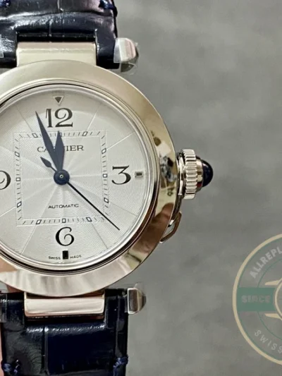 Replica Cartier Pasha de Cartier Alligator 30 mm WSPA0010 - Swiss-Made Clone Watch