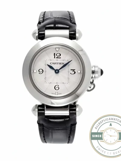 Replica Cartier Pasha de Cartier Black Alligator 30 mm WGPA0007 - Affordable Luxury Replica Timepiece