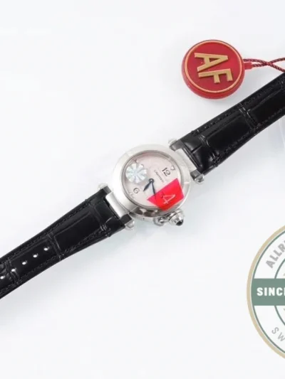 Replica Cartier Pasha de Cartier Black Alligator 30 mm WGPA0007 - Swiss-Made Clone Watch
