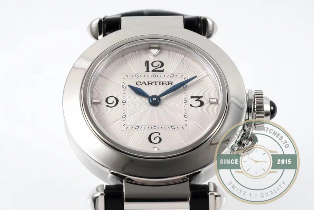 Replica Cartier Pasha de Cartier Black Alligator 30 mm WGPA0007 - Luxury Replica Watch
