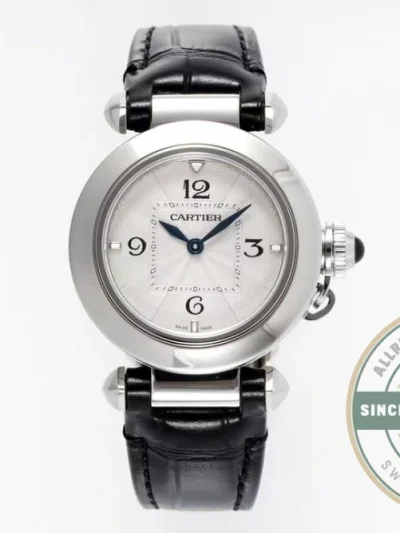 Replica Cartier Pasha de Cartier Black Alligator 30 mm WGPA0007 - Swiss Movement Replica Watch