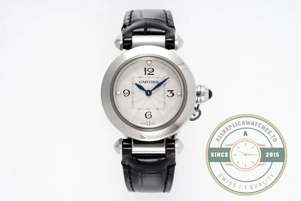 Replica Cartier Pasha de Cartier Black Alligator 30 mm WGPA0007 - Swiss Movement Replica Watch
