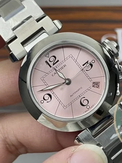 Replica Cartier Pasha de Cartier Silver Stainless Steel WSPA0021 - Best Quality Replica Watch