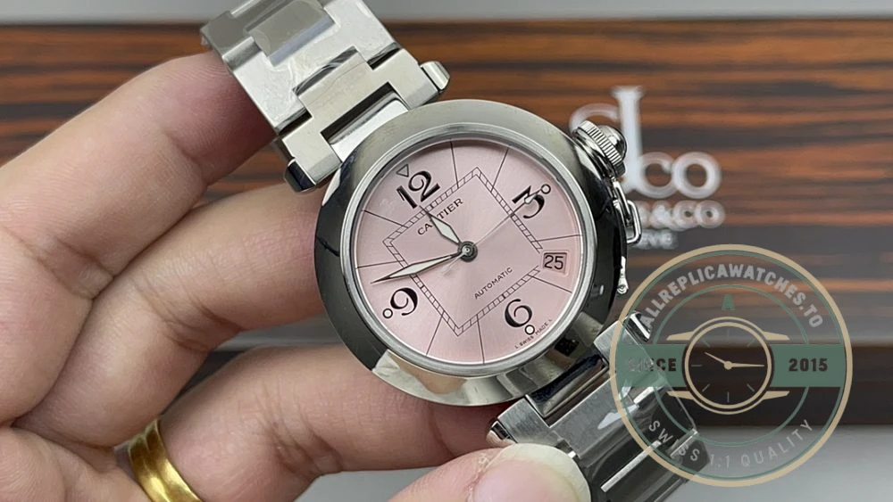 Replica Cartier Pasha de Cartier Silver Stainless Steel WSPA0021 - Best Quality Replica Watch