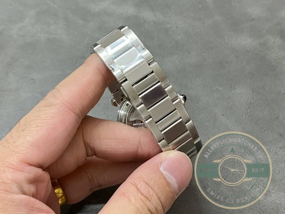 Replica Cartier Pasha de Cartier Silver Steel 30 mm WSPA0013 - Top-Tier Swiss Replica Watch