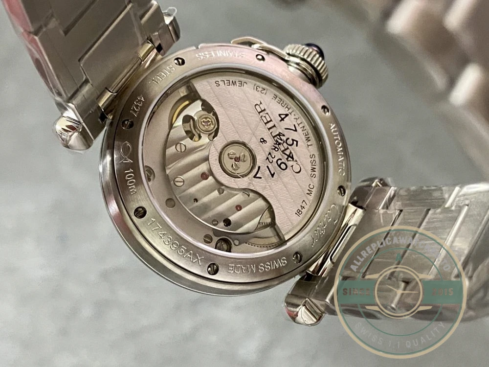 Replica Cartier Pasha de Cartier Silver Steel 30 mm WSPA0013 - Affordable Super Clone Watch