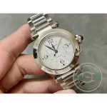 Replica Cartier Pasha de Cartier Silver Steel 30 mm WSPA0013 - Swiss-Made Clone Watch