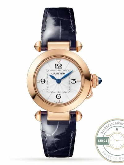 Replica Cartier Pasha de Cartier Women Quartz White Alligator Watch WGPA0018 - Affordable Super Clone Watch