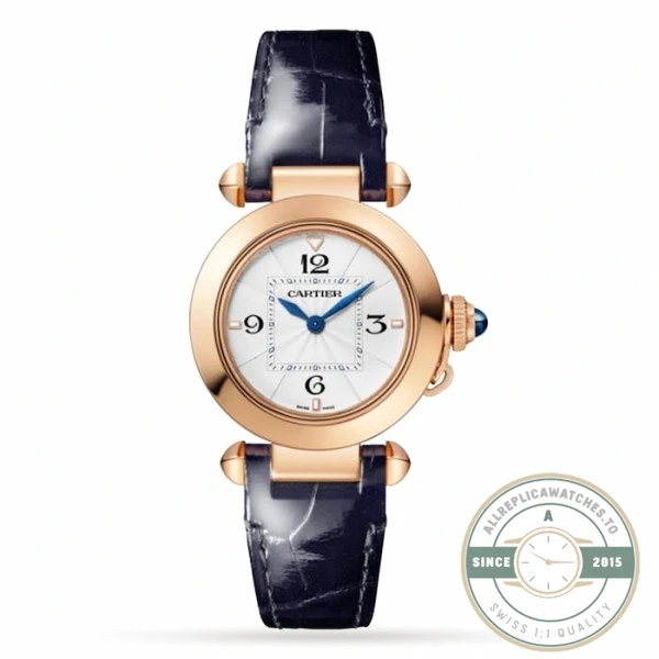 Replica Cartier Pasha de Cartier Women Quartz White Alligator Watch WGPA0018 - Affordable Super Clone Watch
