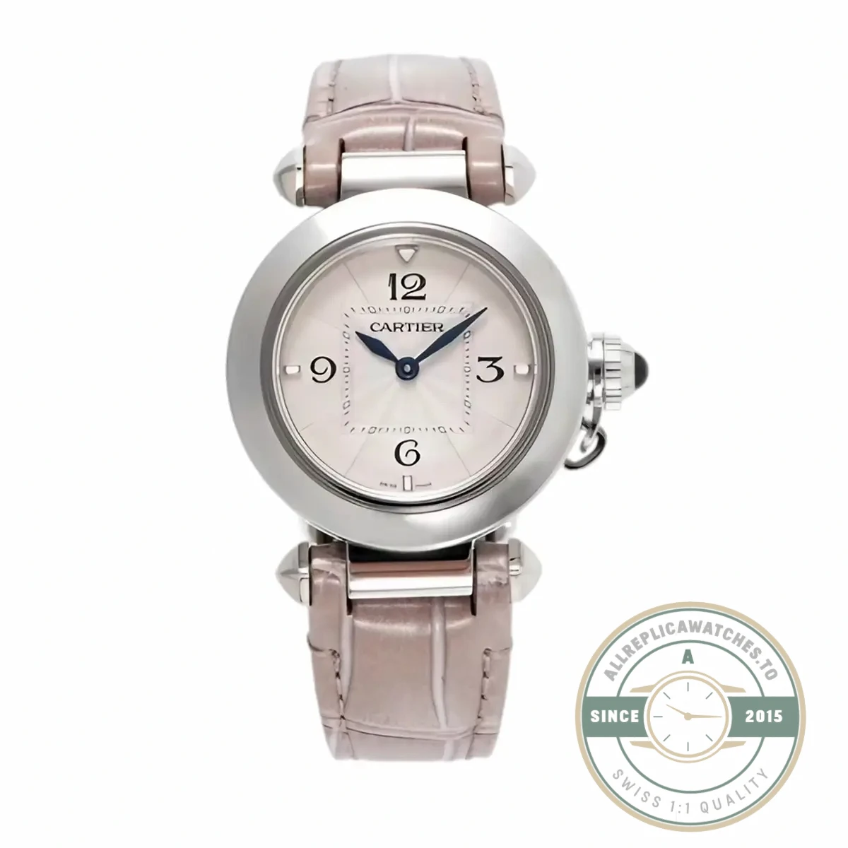 Replica Cartier Pasha Grey Alligator 30 mm WGPA0014 - Swiss-Made Clone Watch