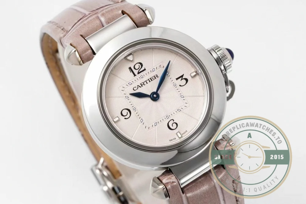 Replica Cartier Pasha Grey Alligator 30 mm WGPA0014 - Swiss-Made Clone Watch