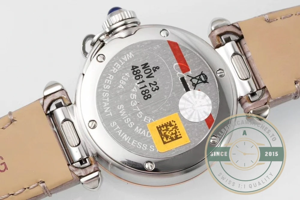Replica Cartier Pasha Grey Alligator 30 mm WGPA0014 - Budget Luxury Replica Watch