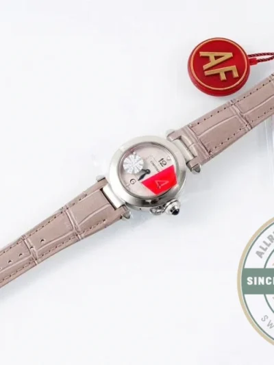 Replica Cartier Pasha Grey Alligator 30 mm WGPA0014 - Budget Luxury Replica Watch