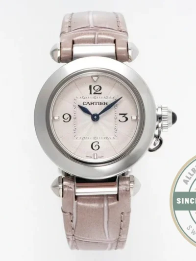 Replica Cartier Pasha Grey Alligator 30 mm WGPA0014 - Luxury Replica Watch