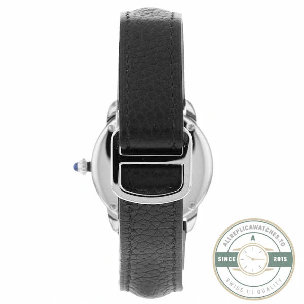 Replica Cartier Ronde de Cartier Women Quartz Silver Leather Watch WSRN0019 - Affordable Super Clone Watch