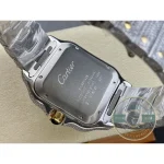 Replica Cartier Santos Blue Stainless Steel Gold 40 mm W4SA0006 - 1:1 Swiss Replica Watch