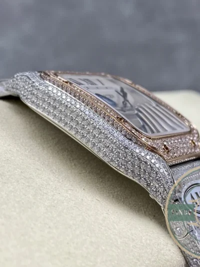 Replica Cartier Santos de Cartier Steel Gold 40 mm W3SA0007 - Premium Super Clone Watch
