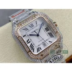 Replica Cartier Santos de Cartier Steel Gold 40 mm W3SA0007 - Swiss Movement Replica Watch