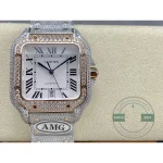 Replica Cartier Santos de Cartier Steel Gold 40 mm W3SA0007 - Top-Tier Swiss Replica Watch