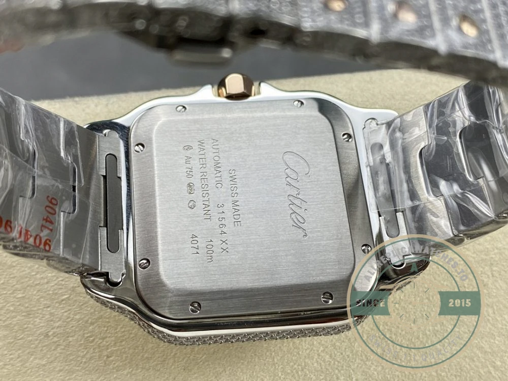 Replica Cartier Santos de Cartier Steel Gold 40 mm W3SA0007 - Luxury Replica Watch