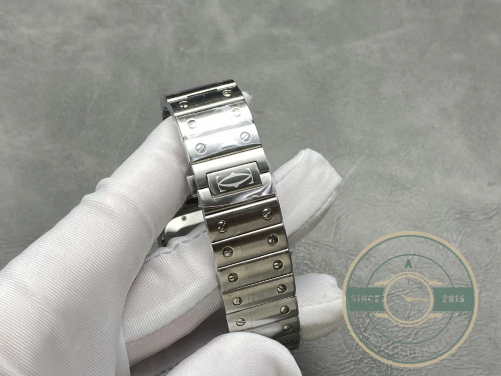 Replica Cartier Santos Grey Steel 47.5mm WSSA0037 - Top-Tier Swiss Replica Watch