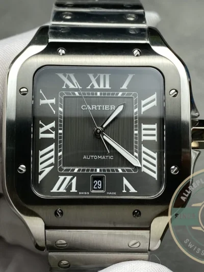 Replica Cartier Santos Grey Steel 47.5mm WSSA0037 - Affordable Luxury Replica Timepiece