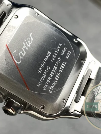 Replica Cartier Santos Grey Steel 47.5mm WSSA0037 - Swiss-Made Clone Watch