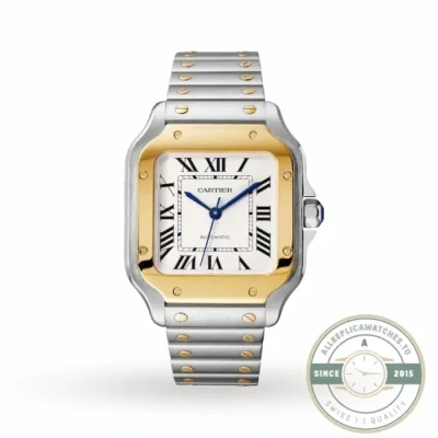Replica Cartier Santos Silver Stainless Steel W2SA0016 - Swiss-Made Clone Watch