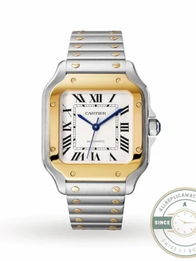 Replica Cartier Santos Silver Stainless Steel W2SA0016 - Swiss-Made Clone Watch