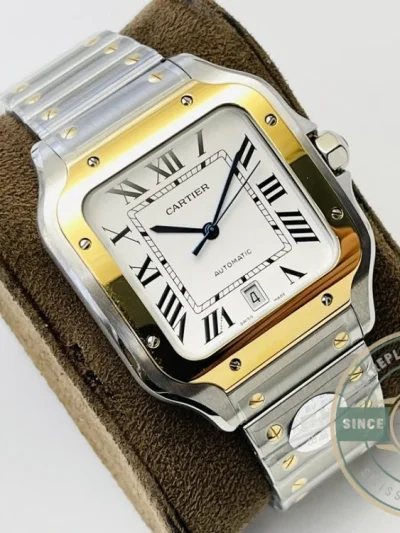 Replica Cartier Santos Silver Stainless Steel W2SA0016 - Affordable Luxury Replica Timepiece