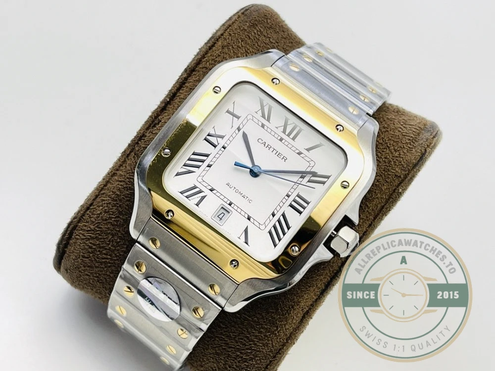 Replica Cartier Santos Silver Stainless Steel W2SA0016 - Swiss Movement Replica Watch