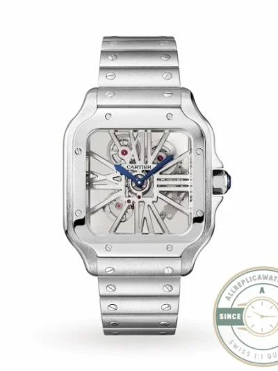 Replica Cartier Santos Silver Stainless Steel WHSA0015 - 1:1 Swiss Replica Watch