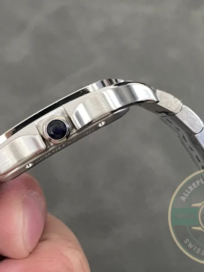 Replica Cartier Santos Silver Stainless Steel WHSA0015 - Factory Super Clone Watch