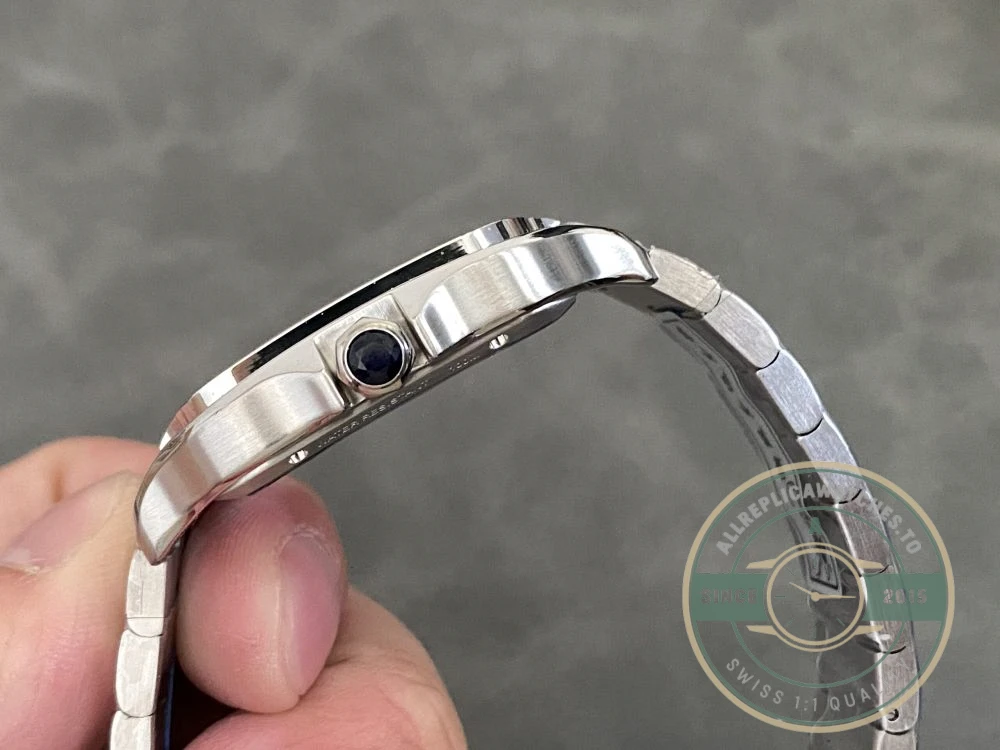 Replica Cartier Santos Silver Stainless Steel WHSA0015 - Factory Super Clone Watch